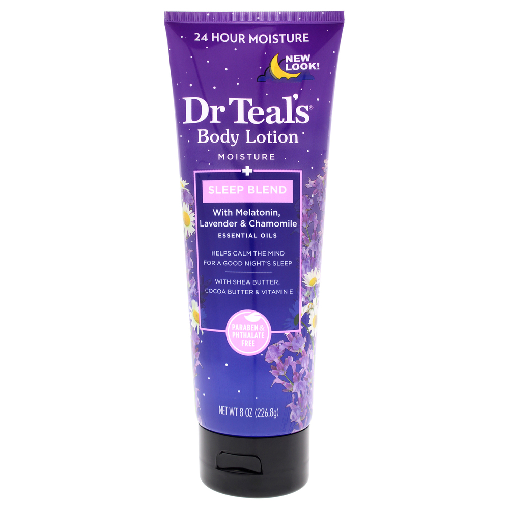 Sleep Blend Body Lotion - Melatonin-Lavender and Chamomile by Dr Teals for
